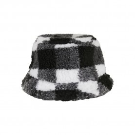 шапка,всички,шапки,urban,classics,sherpa,check,hat,white,black