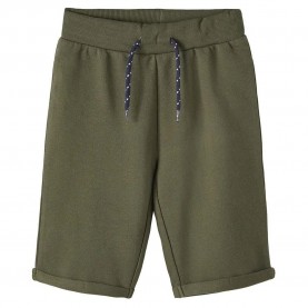 къси,панталони,детски,панталони,name,it,vasse,sweat,shorts,olive,night,(green)
