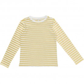 тениска,детски,тениски,pieces,elly,rib,long,sleeve,t,shirt,yellow,(pale,banana,stripes,bright,white)