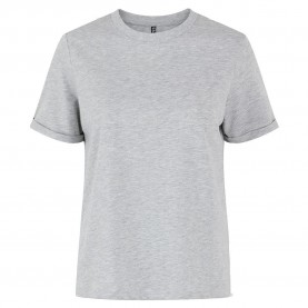 тениска,дамски,тениски,pieces,ria,fold,up,solid,short,sleeve,t,shirt,grey,(light,grey,melange)
