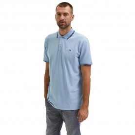 мъжки,блузи,с,яка,selected,aze,sport,short,sleeve,polo,blue,(skyway,detail,melange)