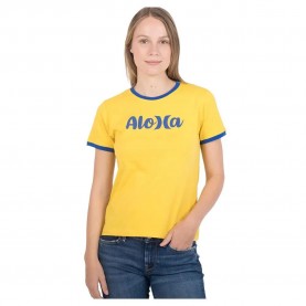 тениска,дамски,тениски,hurley,oceancare,aloha,short,sleeve,t,shirt,yellow,(sulphur)