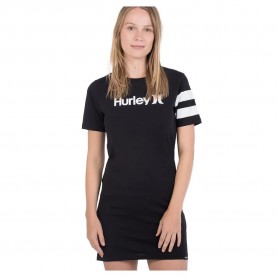 рокля,дамски,поли,и,рокли,hurley,oceancare,one&only,short,sleeve,short,dress,black,(black)