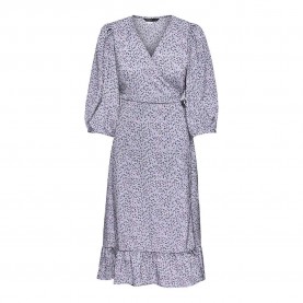 рокля,дамски,поли,и,рокли,only,olivia,wrap,midi,3,4,sleeve,dress,chinese,violet,aop,nanna,flower,(purple)