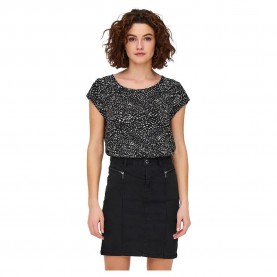 дамски,блузи,дамски,ризи,only,vic,aop,short,sleeve,blouse,black,(black,aop,blurry,dot)