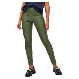 клин,дамски,клинове,дамски,чорапогащи,и,клинове,vila,commit,coated,raw,skinny,plain,leggings,green,(four,leaf,clover)