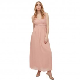 рокля,дамски,поли,и,рокли,vila,milina,sleeveless,long,dress,pink,(misty,rose)