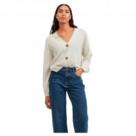 жилетка,дамски,пуловери,дамски,плетени,дрехи,vila,surili,cardigan,white,(white,alyssum,detail,melange)