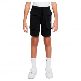 Къси панталони Nike Sportswear Cargo shorts - Black (Black / White) къси,панталони,детски,панталони,nike,sportswear,cargo,shorts,black,(black,white)