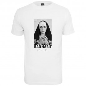 тениска,мъжки,тениски,mister,tee,bad,habit,short,sleeve,t,shirt,white,(white)