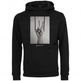 суичър,мъжки,пуловери,mister,tee,peace,sign,hoodie,black