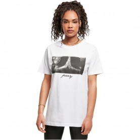 тениска,дамски,тениски,mister,tee,pray,short,sleeve,t,shirt,white