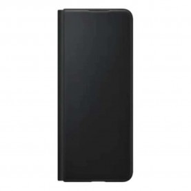 други,аксесоари,samsung,leather,flip,z,fold3,silicone,phone,case,black,(black)