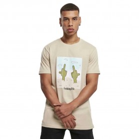 тениска,мъжки,тениски,mister,tee,fucking,life,short,sleeve,t,shirt,beige,(sand)
