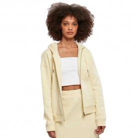 блуза,дамски,блузи,urban,classics,organic,terry,full,zip,sweatshirt,yellow