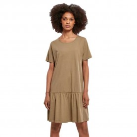 рокля,дамски,поли,и,рокли,urban,classics,valance,short,sleeve,short,dress,khaki,(green)