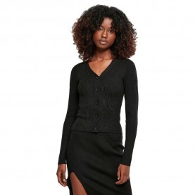 жилетка,дамски,пуловери,дамски,плетени,дрехи,urban,classics,knit,cardigan,black,(black)