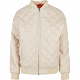 яке,дамски,якета,и,палта,urban,classics,oversized,diamond,quilted,bomber,jacket,white
