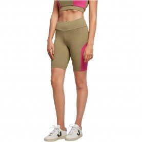 клин,дамски,клинове,дамски,чорапогащи,и,клинове,urban,classics,color,block,cycle,short,leggings,khaki,bright,violet,(green)