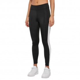 Клин Urban classics Color Block leggings - Black (Black / White) клин,дамски,клинове,дамски,чорапогащи,и,клинове,urban,classics,color,block,leggings,black,(black,white)