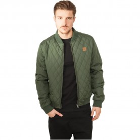 яке,мъжки,якета,urban,classics,diamond,quilt,nylon,jacket,green