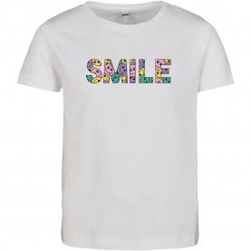 тениска,детски,тениски,mister,tee,colorful,smile,short,sleeve,t,shirt,white,(white)