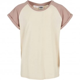 тениска,детски,тениски,urban,classics,contrast,raglan,short,sleeve,t,shirt,white,sand,dusk,rose,(pink)