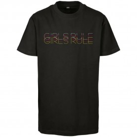детска,тениска,детски,тениски,mister,tee,girls,rule,short,sleeve,t,shirt,black,(black)
