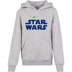 суичър,детски,блузи,mister,tee,star,wars,blue,logo,hoodie,grey