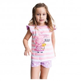 пижама,детски,пижами,peppa,pig,peppa,pig,short,sleeve,pyjama,pink,(pink,liliac)