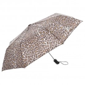 чадър,чадъри,trespass,maggiemay,umbrella,brown,golden,(leopard,print)