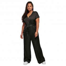 гащеризон,дамски,гащеризони,urban,classics,satin,wide,jumpsuit,black