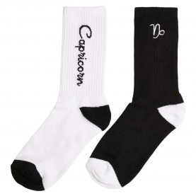 чорапи,мъжки,чорапи,urban,classics,zodiac,long,socks,2,pairs,black,white,capricorn,(multicolor)
