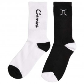чорапи,мъжки,чорапи,urban,classics,zodiac,long,socks,2,pairs,black,white,gemini,(multicolor)