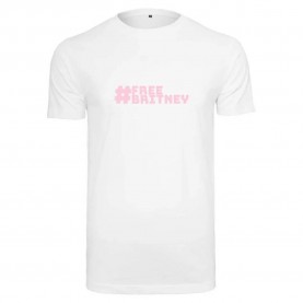 тениска,дамски,тениски,mister,tee,free,britney,short,sleeve,t,shirt,white,(white)
