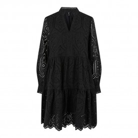 рокля,дамски,поли,и,рокли,yas,holi,s,long,sleeve,short,dress,black