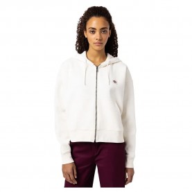 блуза,дамски,блузи,dickies,oakport,full,zip,sweatshirt,ecru,(white)