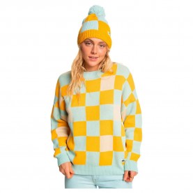блуза,дамски,пуловери,дамски,плетени,дрехи,quiksilver,stm,independent,gang,sweater,yellow,(cadmium,yellow,pattern,1)