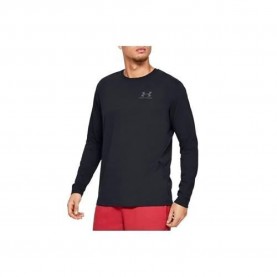 тениска,мъжки,тениски,under,armour,sportstyle,left,chest,long,sleeve,t,shirt,black,(black)