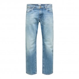 дънки,мъжки,панталони,selected,straight,scott,22610,lb,jeans,blue