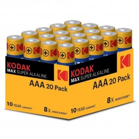 батерии,kodak,max,aaa,lr6,alkaline,battery,20,units,blue,(multicolour)