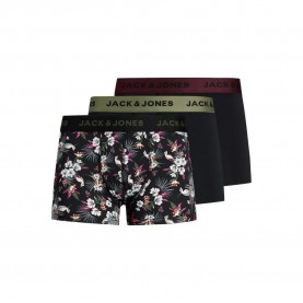 боксерки,мъжко,бельо,jack,&,jones,set,of,3,s,flower,microfiber,boxers,black,(black)