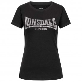 тениска,дамски,тениски,lonsdale,bekan,short,sleeve,t,shirt,black,(black,white)
