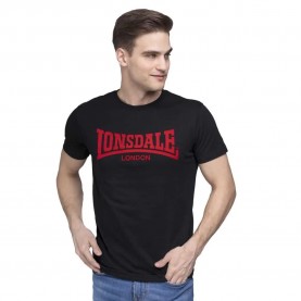 тениска,мъжки,тениски,lonsdale,ll008,one,tone,short,sleeve,t,shirt,black,(black,red)