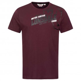 тениска,мъжки,тениски,lonsdale,walkley,short,sleeve,t,shirt,vintage,oxblood,(red)