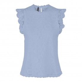 дамски,блузи,дамски,ризи,pieces,olline,lace,sleeveless,blouse,kentucky,blue,(blue)