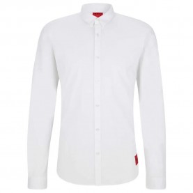 Риза с дълъг ръкав HUGO Ero3 W long sleeve shirt - White (Open White) риза,с,дълъг,ръкав,мъжки,ризи,hugo,ero3,w,long,sleeve,shirt,white,(open,white)