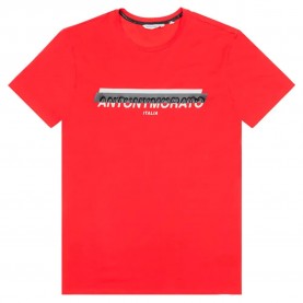 тениска,мъжки,тениски,antony,morato,mmks02103,fa120001,5086,super,slim,fit,short,sleeve,t,shirt,red,(red)