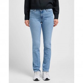 панталони,дамски,панталони,lee,marion,straight,pants,partly,cloudy,(blue)