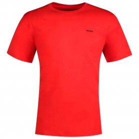 Тениска HUGO Dero222 short sleeve T-shirt - Red (Open Pink) тениска,мъжки,тениски,дамски,тениски,hugo,dero222,short,sleeve,t,shirt,red,(open,pink)